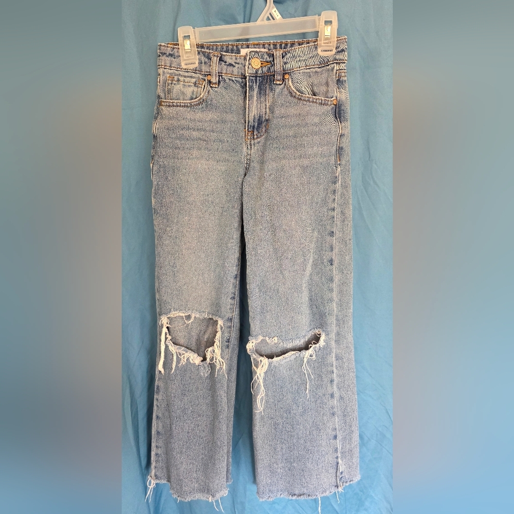 RSQ Light Blue Distressed Kids Jeans
